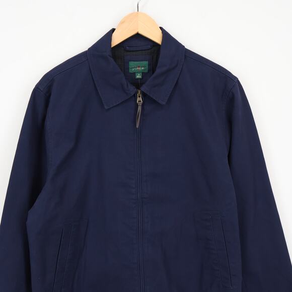 J.Crew Mens Herrington Utility Jacket Cotton Twill Navy Blue Size Medium NWT - Picture 3 of 10